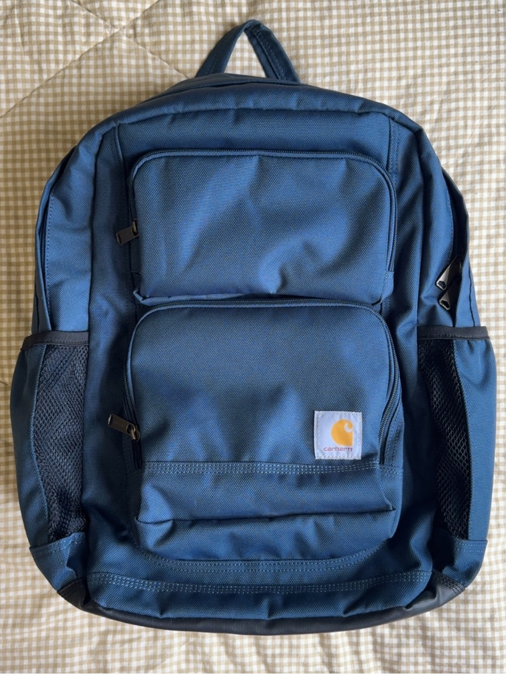 Carhartt 28L Dual-Compartment Backpack Laptop Sleeve Navy Blue New Without Tags
